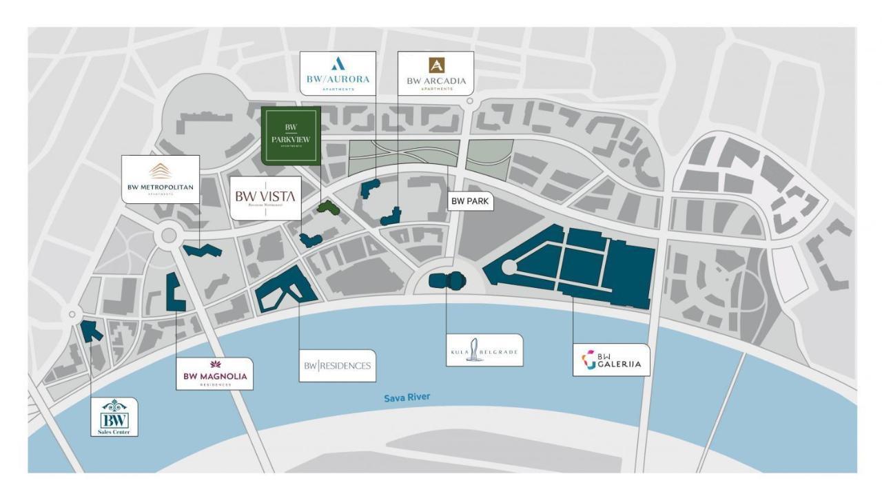 Belgrade Waterfront-Beograd Na Vodi - BW Arcadia Lux Apartment Екстериор снимка